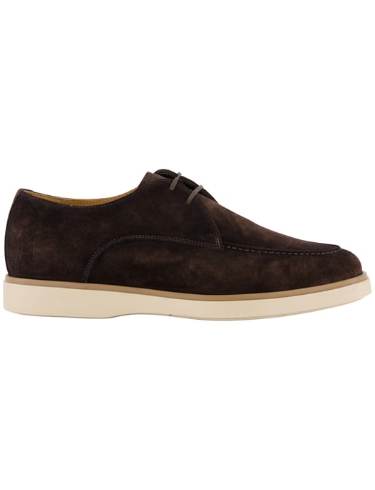 Schoenen Giorgio bruin suede met lichte zool - Image 1