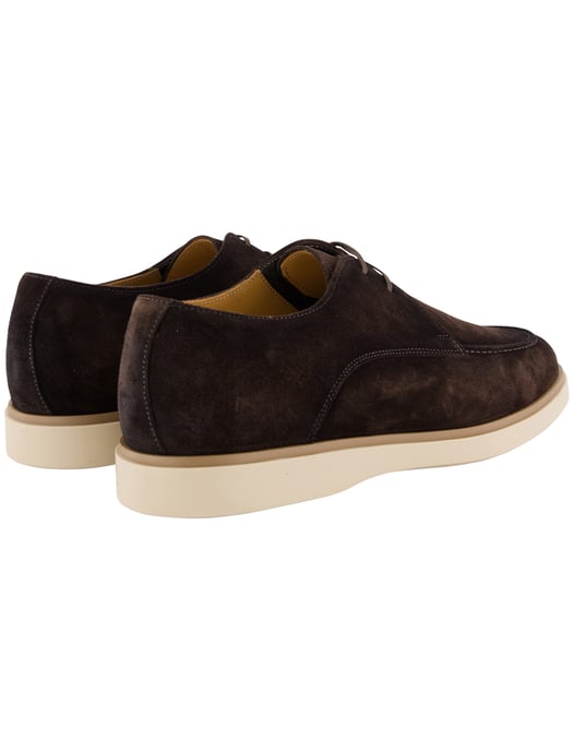 Schoenen Giorgio bruin suede met lichte zool - Image 3