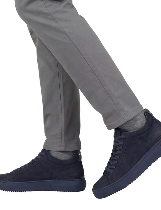 Schoenen Blackstone donkerblauw leer veter - Image 2