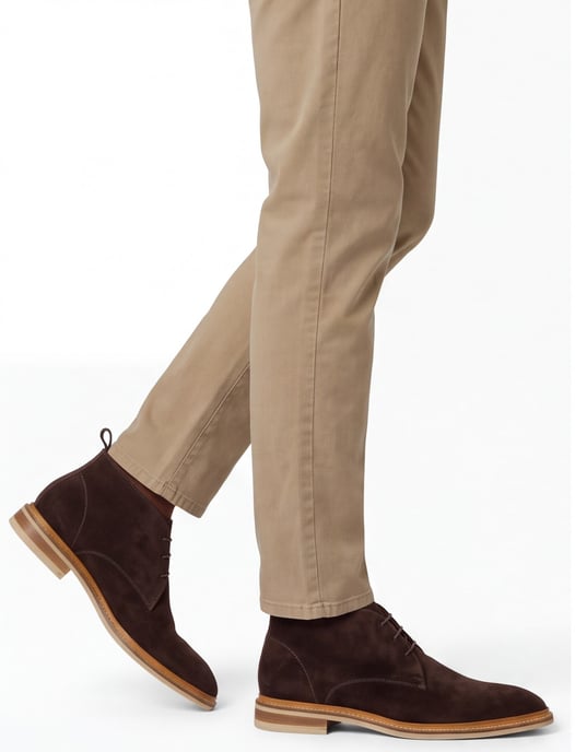 Schoenen Giorgio bruin suede met luxe zool - Image 2