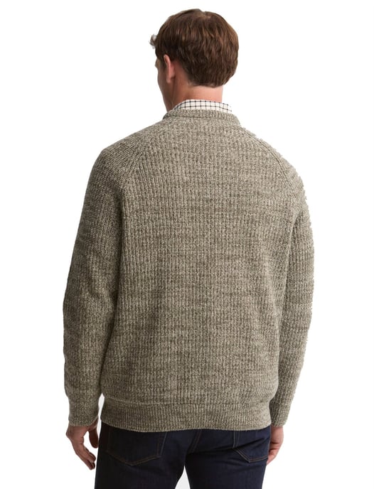 Trui Barbour groen grof gebreid - Image 2