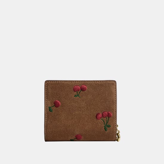 Snap Wallet With Cherry Embroidery - Image 2