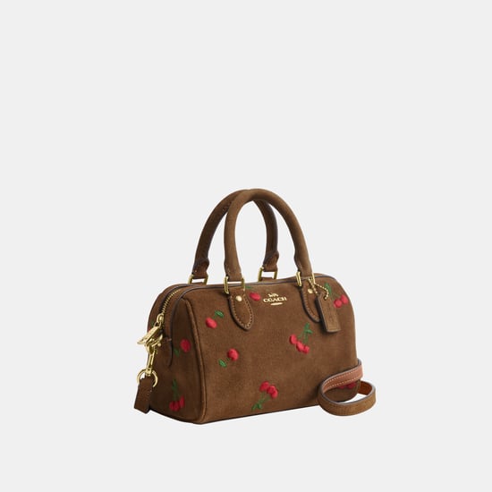 Mini Rowan Crossbody Bag With Cherry Embroidery - Image 2