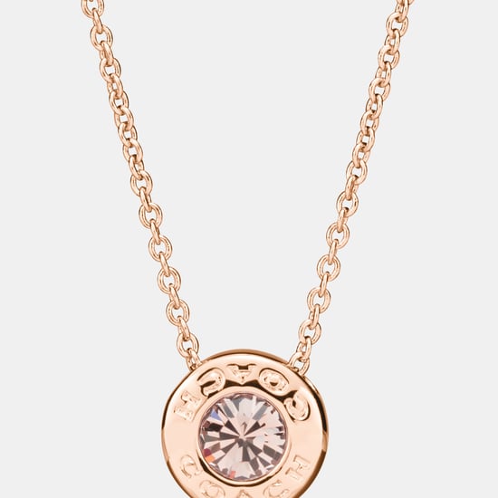 Open Circle Stone Necklace - Image 1