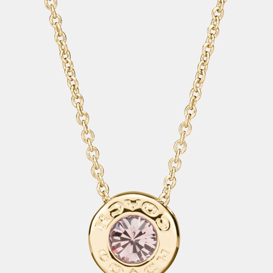 Open Circle Stone Necklace - Image 1