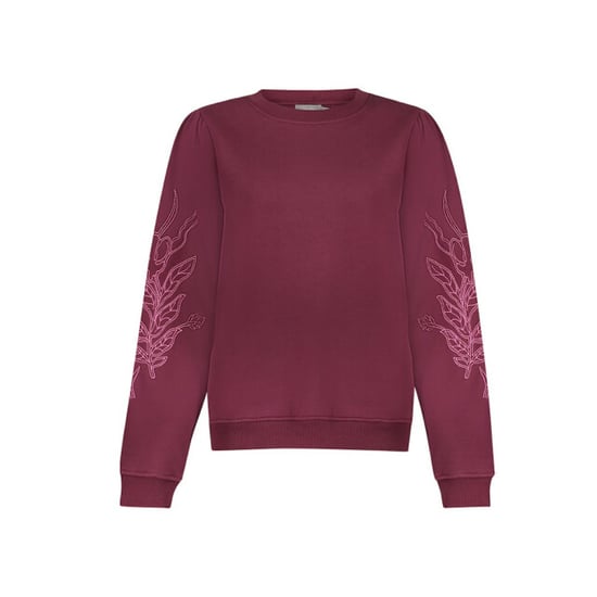 Geisha sweat sleeve embroidery 62547-24 480 burgundy/fuchsia - Image 1