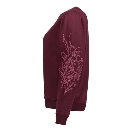 Geisha sweat sleeve embroidery 62547-24 480 burgundy/fuchsia - Image 2