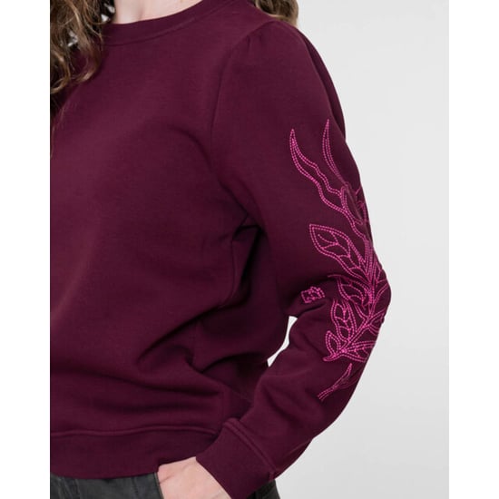 Geisha sweat sleeve embroidery 62547-24 480 burgundy/fuchsia - Image 4