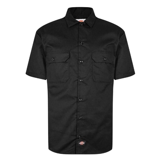 Dickies Heren Relaxed Fit Overhemd met Korte Mouwen (Zwart) - Image 1