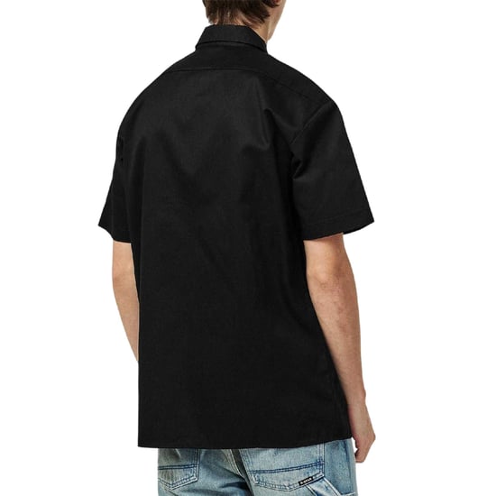 Dickies Heren Relaxed Fit Overhemd met Korte Mouwen (Zwart) - Image 2