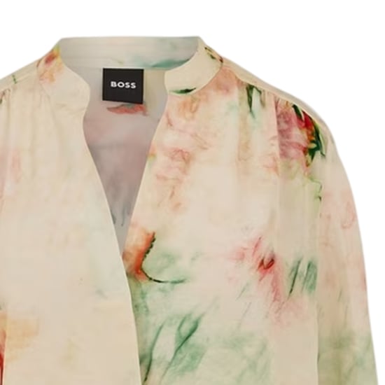 Boss Zijden blouse voor dames (Veelkleurig) - Image 3