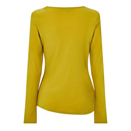 Biba Dames/Dames Knopdetail Blouse (Chartreuse) - Image 3