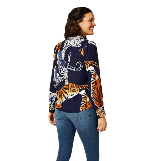 Biba Damesblouse met lange mouwen van Tiger (Veelkleurig) - Image 3