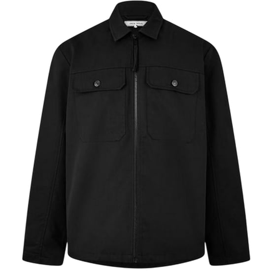 Jack Wills Heren Shire Utility-overshirt met doorlopende ritssluiting (Zwart) - Image 2