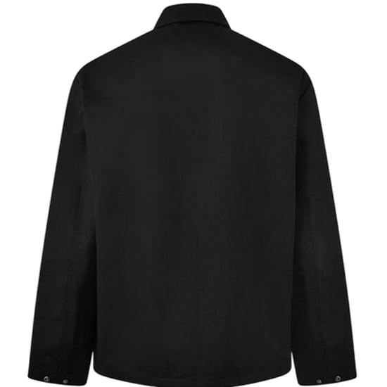 Jack Wills Heren Shire Utility-overshirt met doorlopende ritssluiting (Zwart) - Image 3