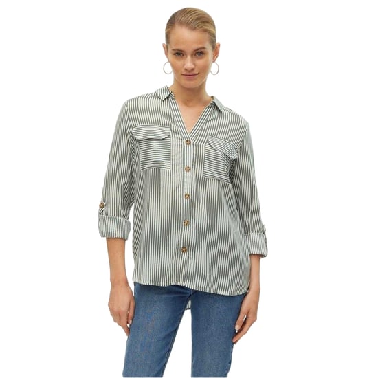 Vero Moda Womens/Ladies Regular Long-Sleeved Shirt (Laurel Wreath) - Image 2