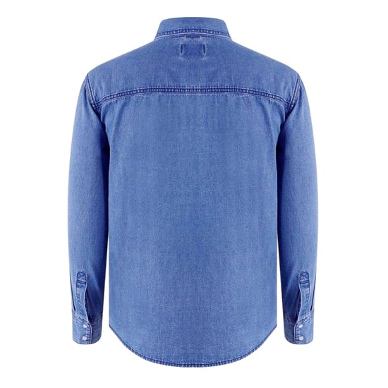 Lee Cooper Herenoverhemd van denim met kraag en lange mouwen (Tussentijdse wasbeurt) - Image 2