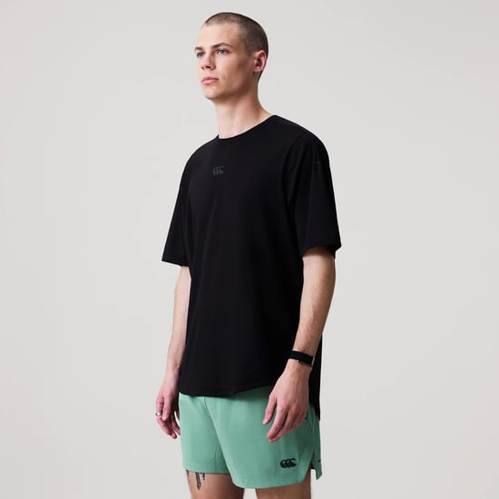 Canterbury Mens Everest Dart Tech T-Shirt (Black) - Image 1