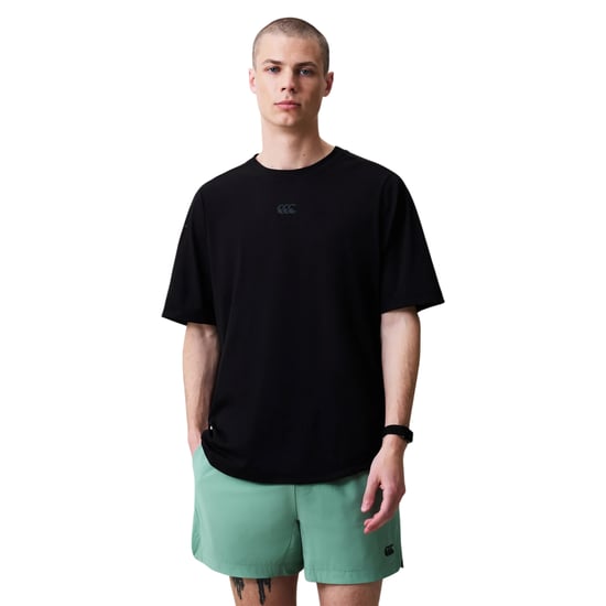 Canterbury Mens Everest Dart Tech T-Shirt (Black) - Image 2