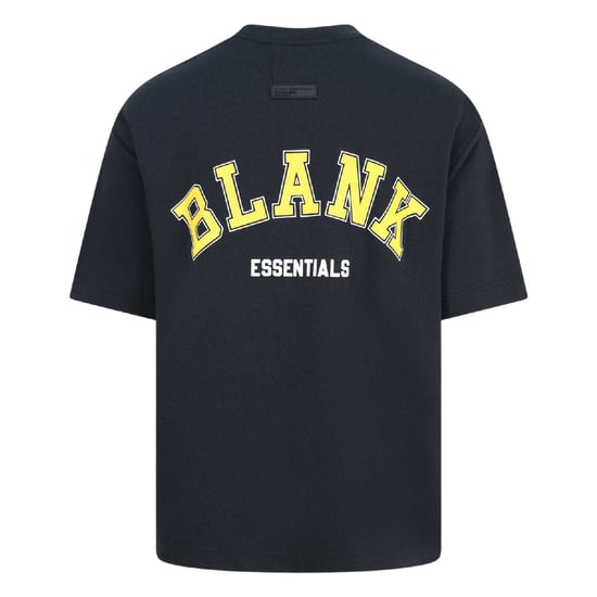 Blank Essentials Mens College Oversized T-Shirt (Black) - Image 2