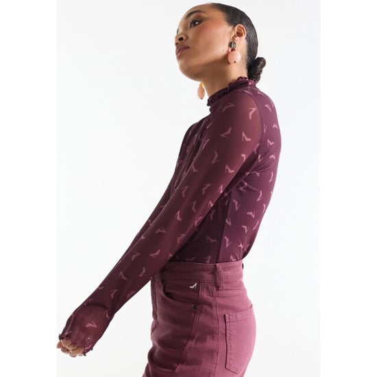 Jansen Amsterdam Jola topturtle neck mhp148 wine rose - Image 2