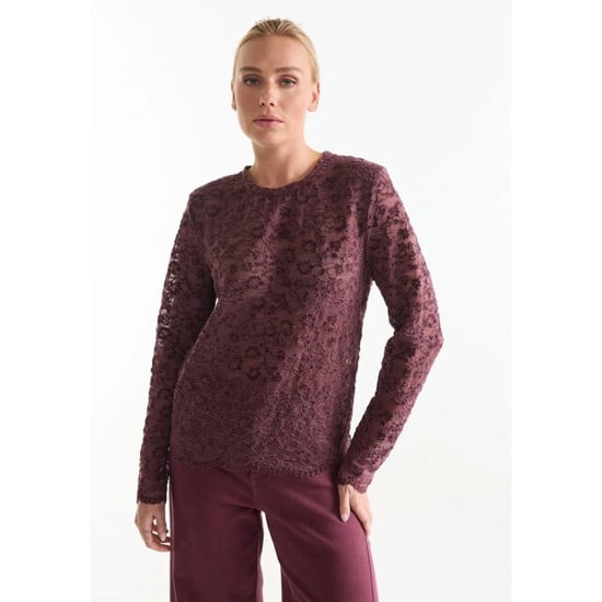 Jansen Amsterdam Kiki top fl155 lace wine - Image 1