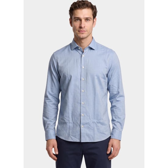 Born with Appetite Overhemd heren wyatt fake indigo shirt ws ls bwa26307wy16/4020 - Image 1