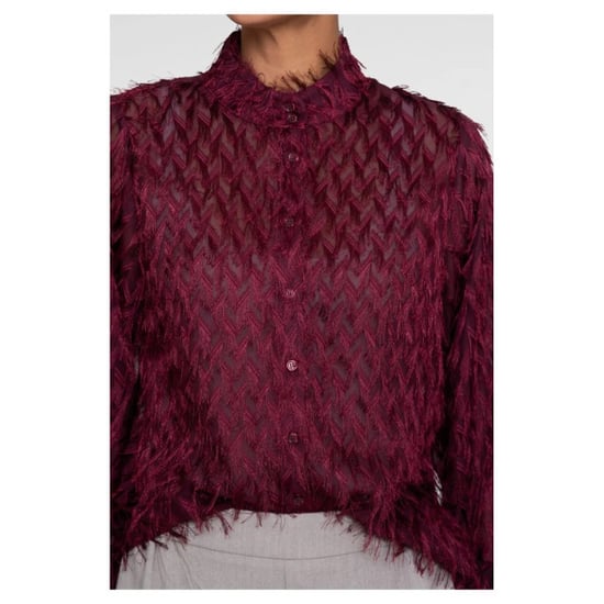 Geisha Blouse burgundy - Image 3