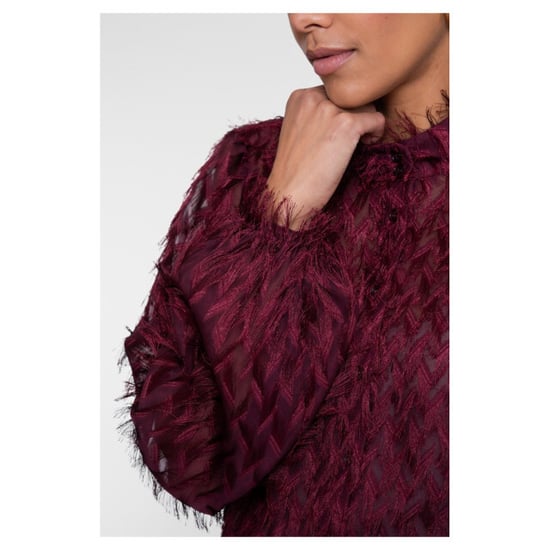 Geisha Blouse burgundy - Image 5