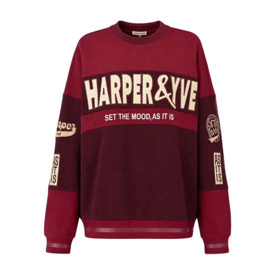 Harper & Yve Ace-sweat ruby red - Image 1