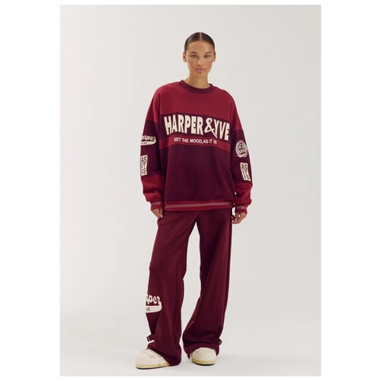 Harper & Yve Ace-sweat ruby red - Image 2