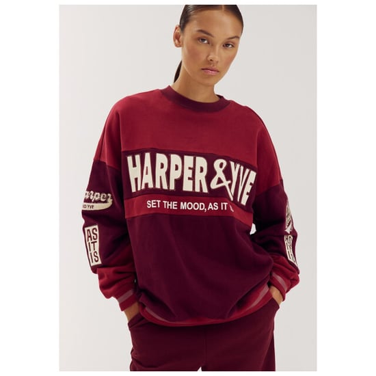 Harper & Yve Ace-sweat ruby red - Image 4