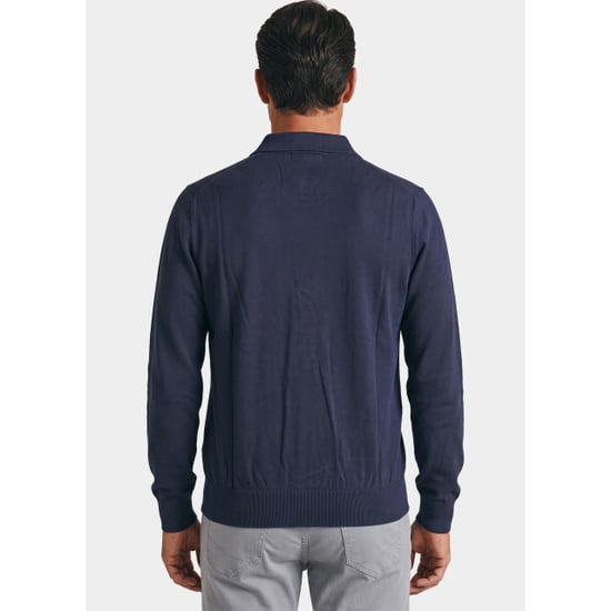 Born with Appetite Polo lange mouw abel v-neck polo merino 00005ab19/4001 - Image 3