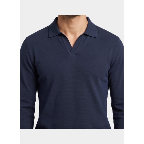 Born with Appetite Polo lange mouw abel v-neck polo merino 00005ab19/4001 - Image 4