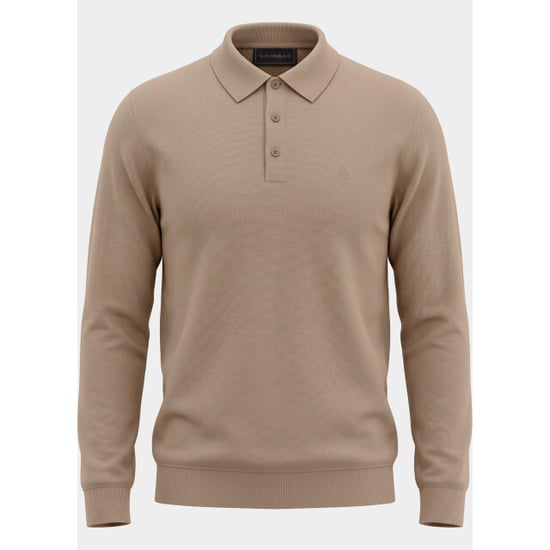 Bos Bright Blue Scotland blue polo lange mouwen heren plince polo pull spe00005pl07sb/2500 - Image 2