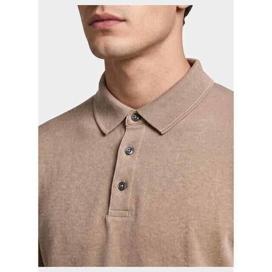 Bos Bright Blue Scotland blue polo lange mouwen heren plince polo pull spe00005pl07sb/2500 - Image 3