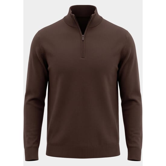 Bos Bright Blue Half zip 302/8106 - Image 5