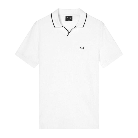 Armani Exchange Heren Logo Poloshirt (Gebroken wit) - Image 2