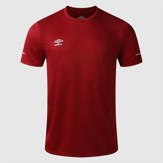 Umbro Sportief T-shirt met ronde hals voor heren (Rood) - Image 1
