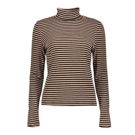 Geisha 62590-70 999 t-shirt stripe black/sand - Image 1