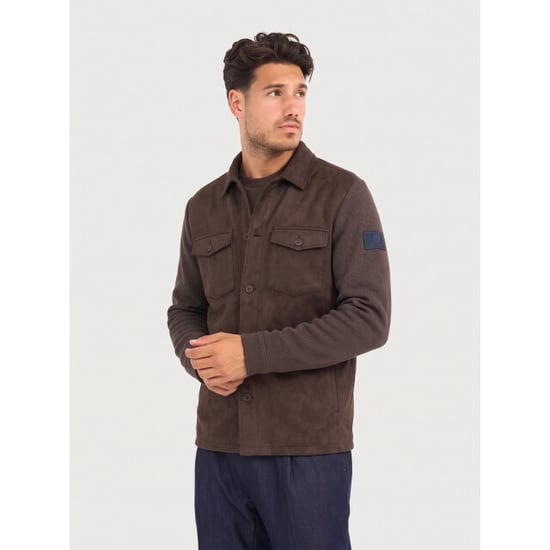 Blue Industry 2-tone overshirt | - Image 3