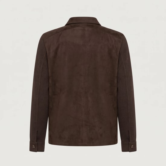 Blue Industry 2-tone overshirt | - Image 5