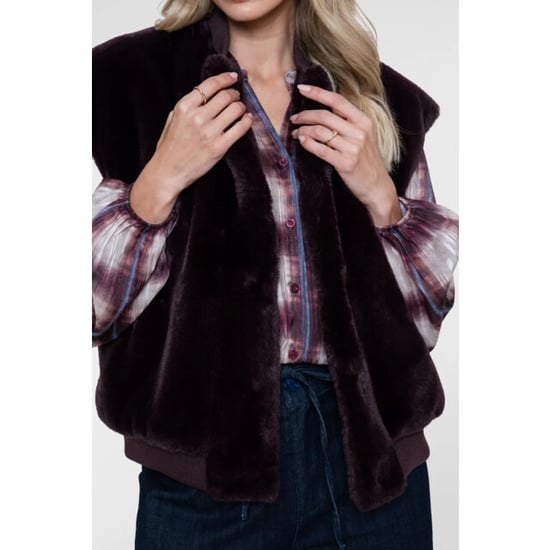 Geisha 65559-21 480 gilet fur with rib burgundy - Image 2