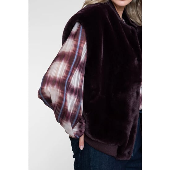Geisha 65559-21 480 gilet fur with rib burgundy - Image 4