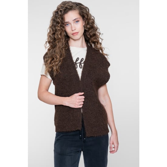 Geisha gilet knitted 64534-29 785 dark brown - Image 2