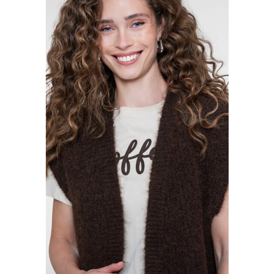 Geisha gilet knitted 64534-29 785 dark brown - Image 3