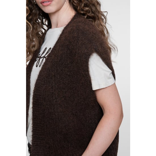 Geisha gilet knitted 64534-29 785 dark brown - Image 4