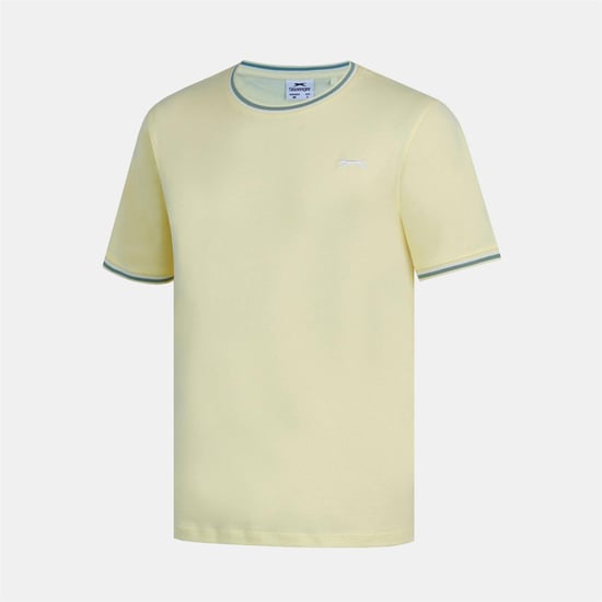 Slazenger Katoenen heren-T-shirt (Lichtgeel) - Image 2