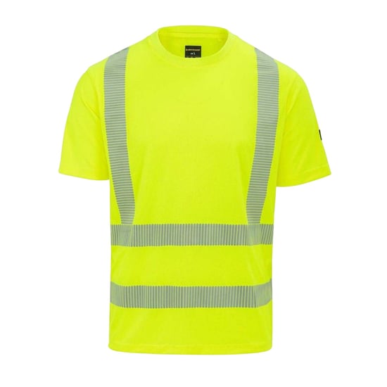 Dunlop Lichtgewicht Hi-Vis T-shirt voor heren (Geel) - Image 1