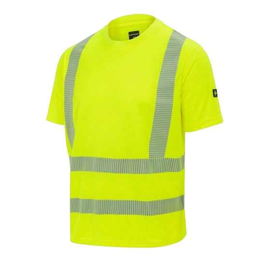 Dunlop Lichtgewicht Hi-Vis T-shirt voor heren (Geel) - Image 3